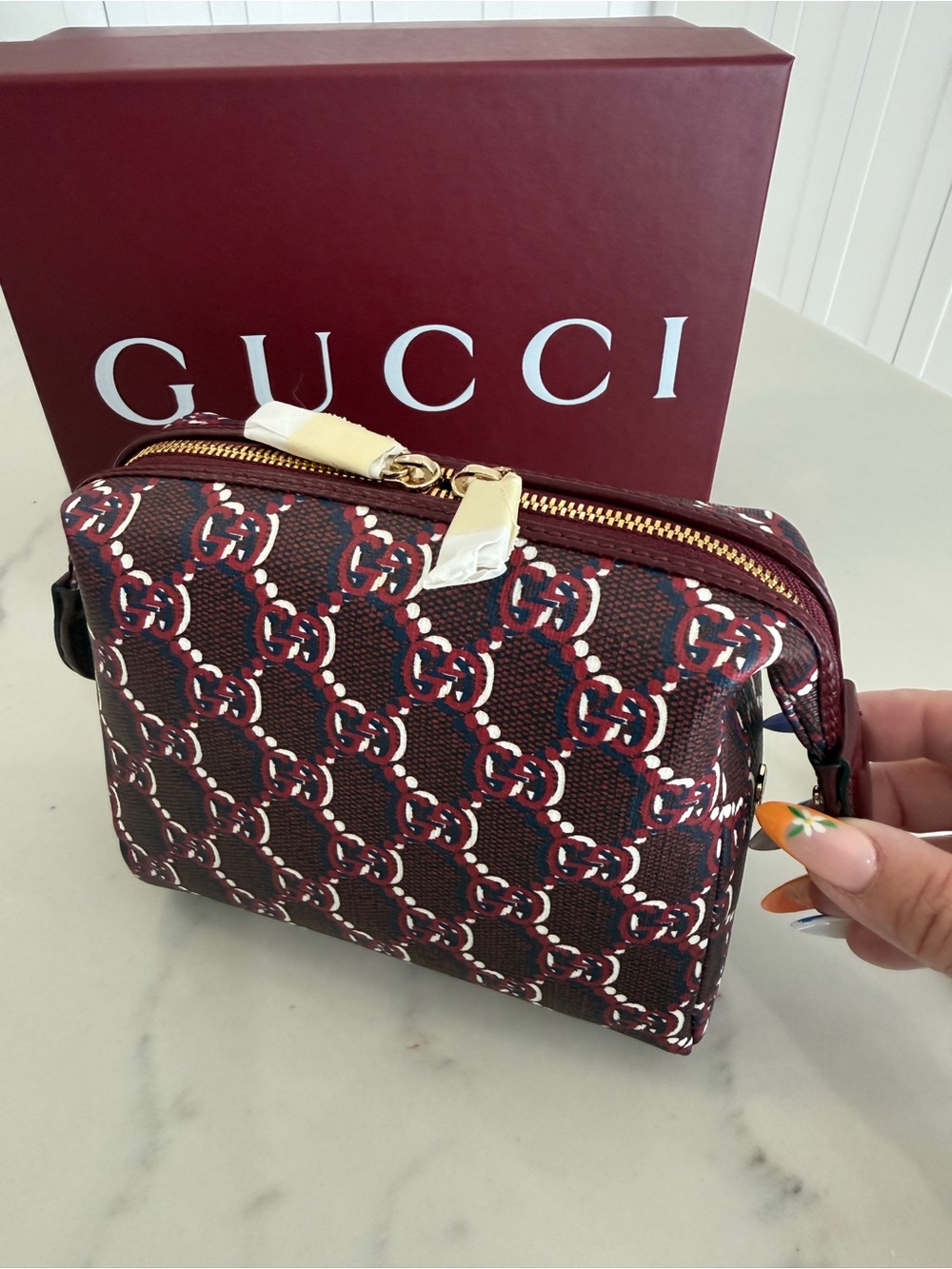 Gucci Cosmetic Zippered Bag